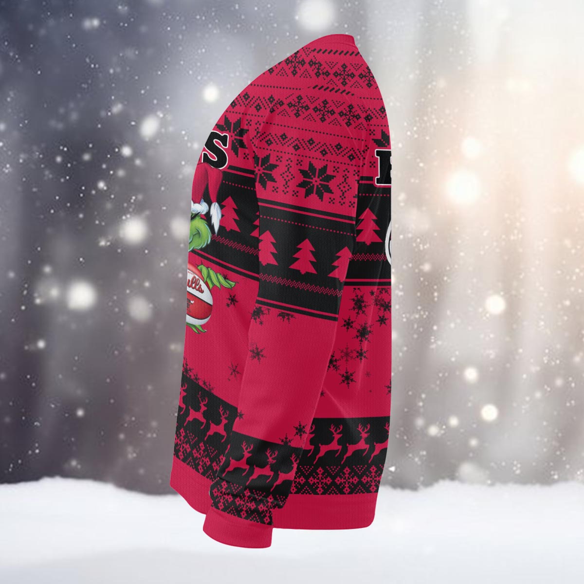 Chicago Bulls Grinch Christmas Ugly Sweater - Famjoys Chicago Bulls Grinch Christmas Ugly Sweater - Famjoys