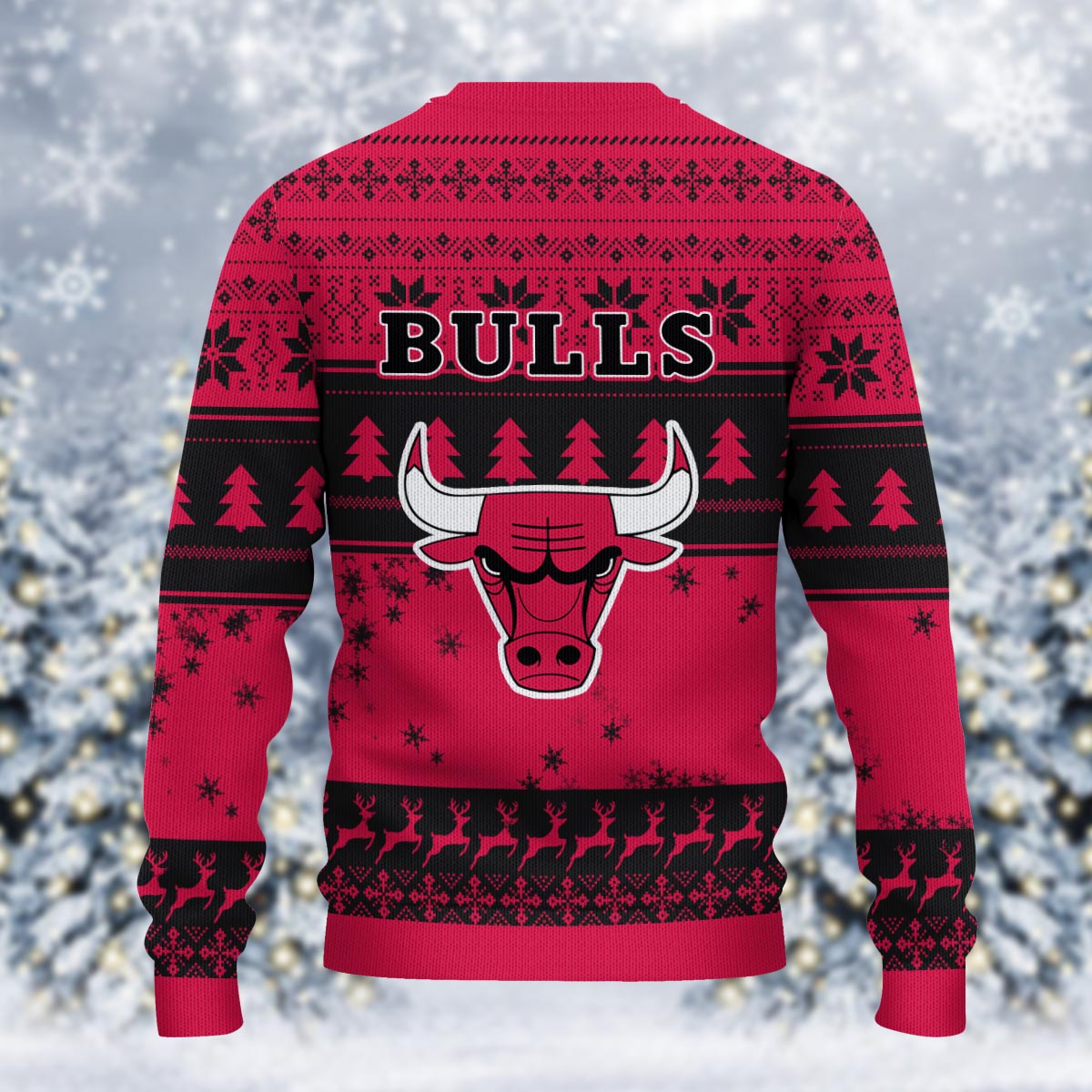 Chicago Bulls Grinch Christmas Ugly Sweater - Famjoys Chicago Bulls Grinch Christmas Ugly Sweater - Famjoys