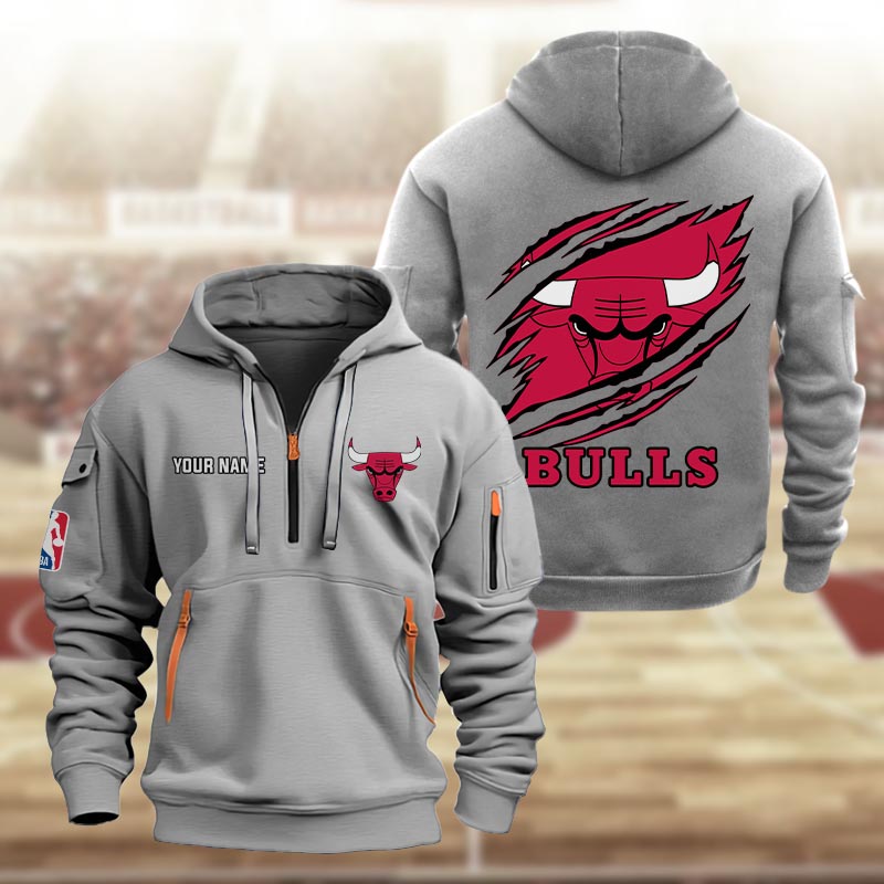 Chicago Bulls Heavy Hoodie - Famjoys Chicago Bulls Heavy Hoodie - Famjoys