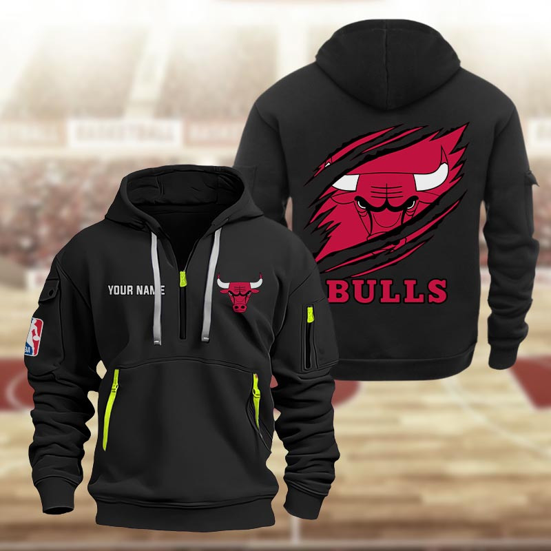 Chicago Bulls Heavy Hoodie - Famjoys Chicago Bulls Heavy Hoodie - Famjoys
