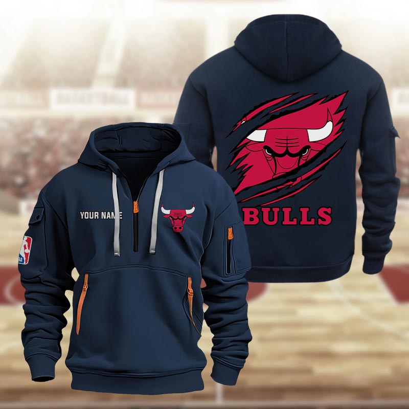 Chicago Bulls Heavy Hoodie - Famjoys Chicago Bulls Heavy Hoodie - Famjoys