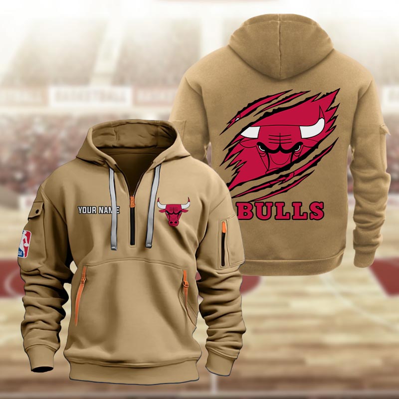 Chicago Bulls Heavy Hoodie - Famjoys Chicago Bulls Heavy Hoodie - Famjoys