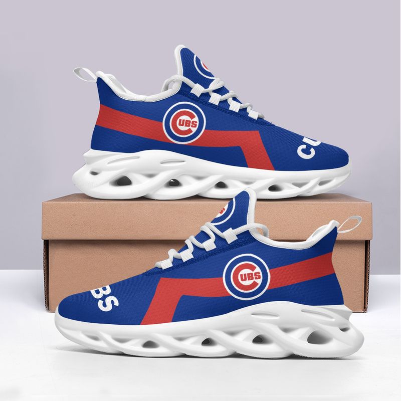 Chicago Cubs Classic Pattern Max Soul Shoes NEW054037 - Famjoys Chicago Cubs Classic Pattern Max Soul Shoes NEW054037 - Famjoys