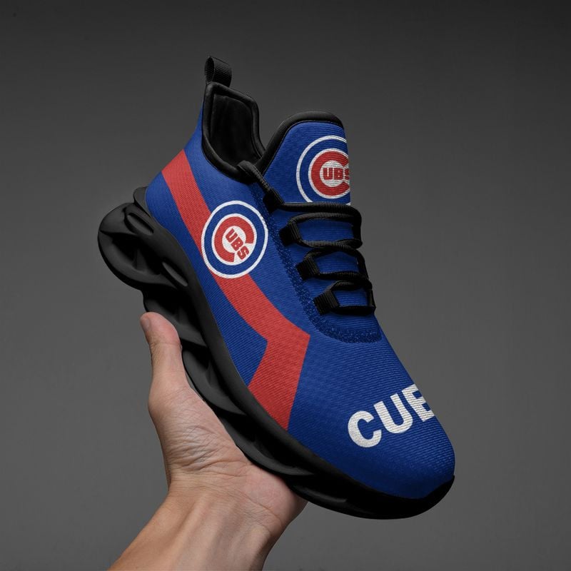 Chicago Cubs Classic Pattern Max Soul Shoes NEW054037 - Famjoys Chicago Cubs Classic Pattern Max Soul Shoes NEW054037 - Famjoys