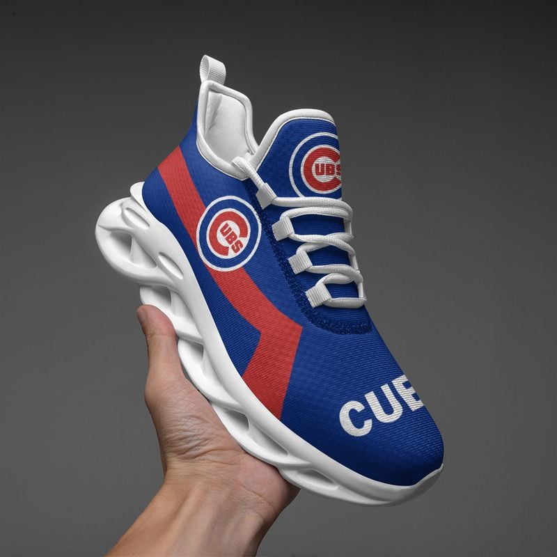 Chicago Cubs Classic Pattern Max Soul Shoes NEW054037 - Famjoys Chicago Cubs Classic Pattern Max Soul Shoes NEW054037 - Famjoys