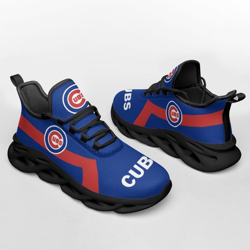Chicago Cubs Classic Pattern Max Soul Shoes NEW054037 - Famjoys Chicago Cubs Classic Pattern Max Soul Shoes NEW054037 - Famjoys