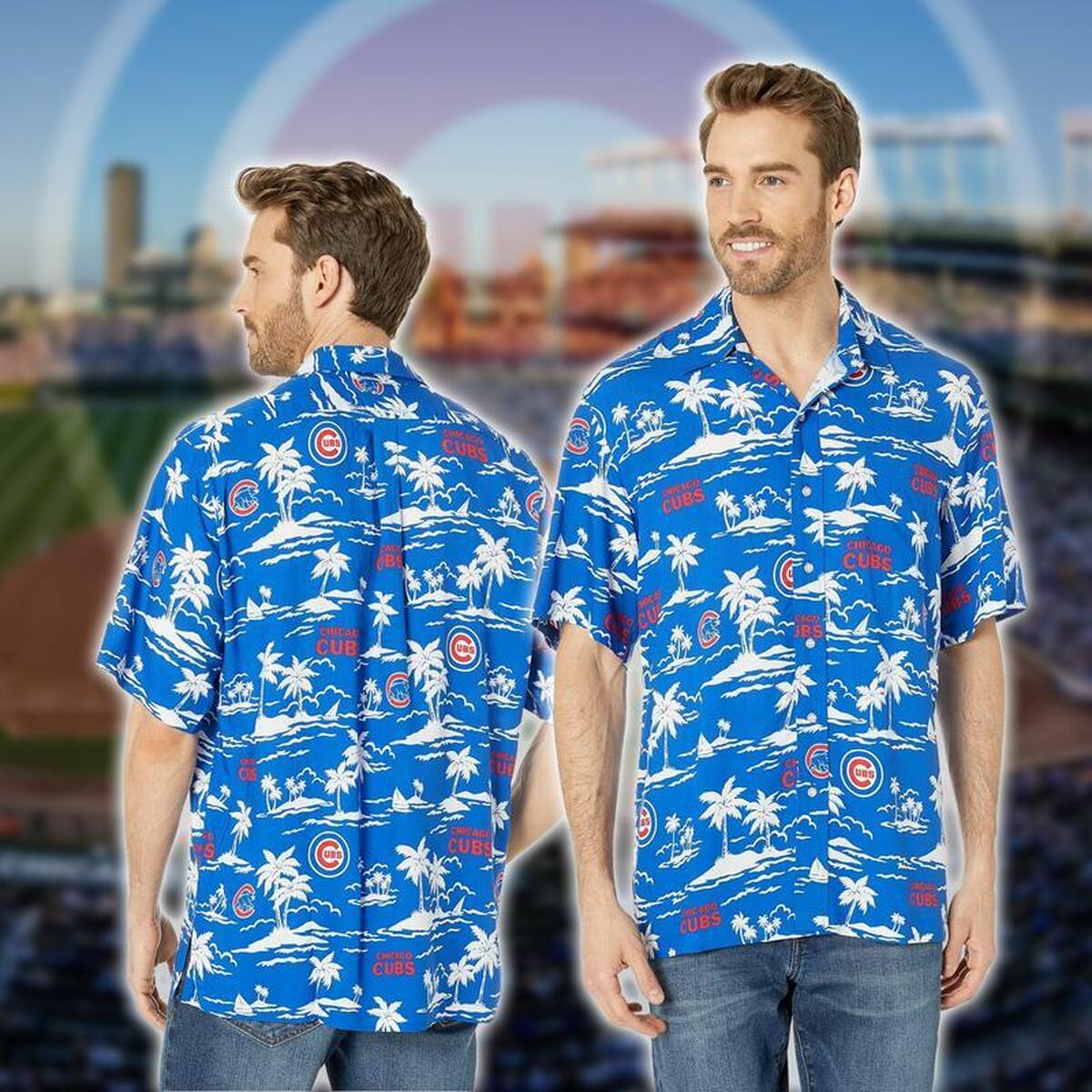 Chicago Cubs Hawaii Hawaiian Shirt - Famjoys Chicago Cubs Hawaii Hawaiian Shirt - Famjoys