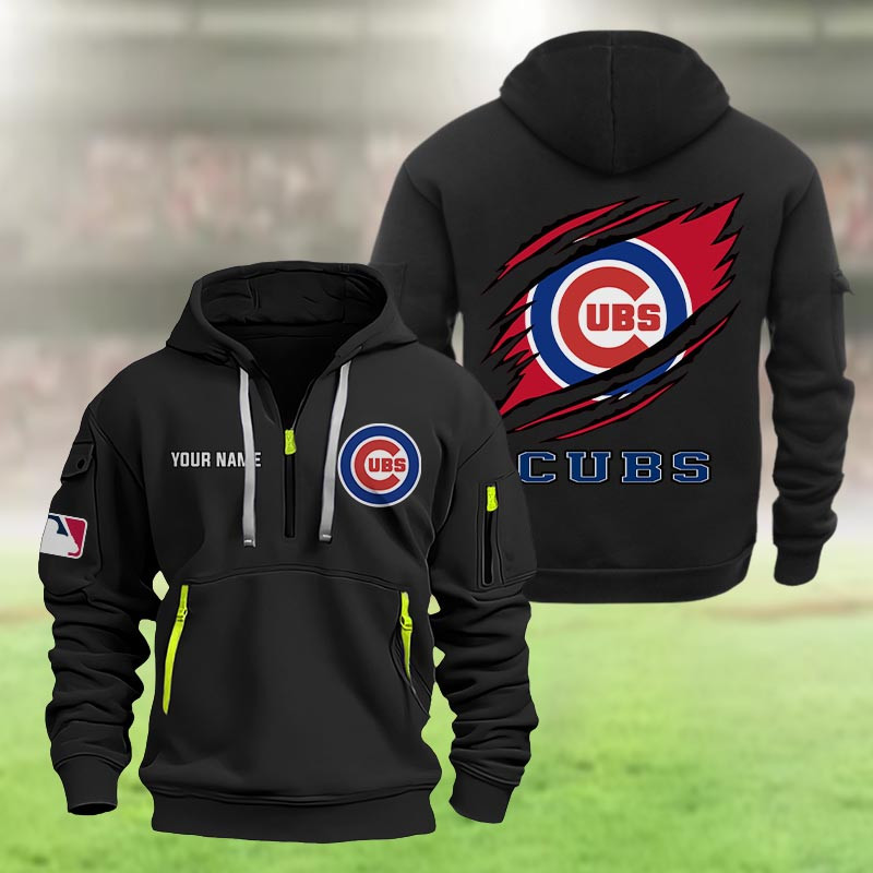 Chicago Cubs Heavy Hoodie - Famjoys Chicago Cubs Heavy Hoodie - Famjoys