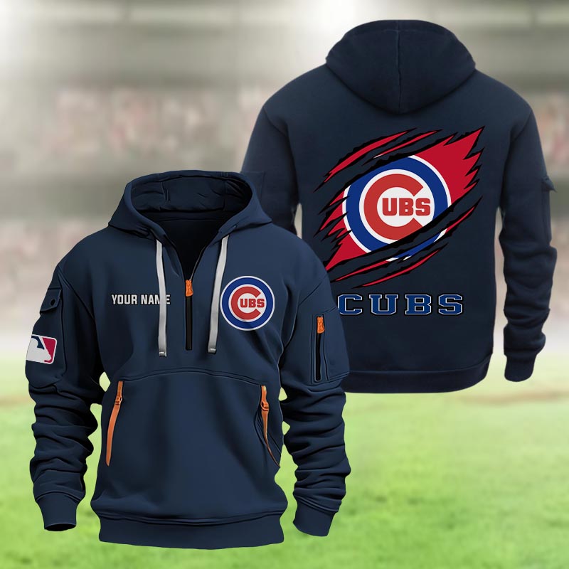 Chicago Cubs Heavy Hoodie - Famjoys Chicago Cubs Heavy Hoodie - Famjoys