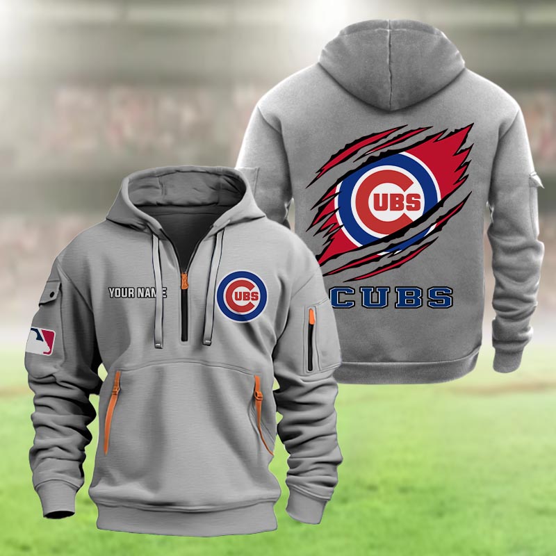 Chicago Cubs Heavy Hoodie - Famjoys Chicago Cubs Heavy Hoodie - Famjoys