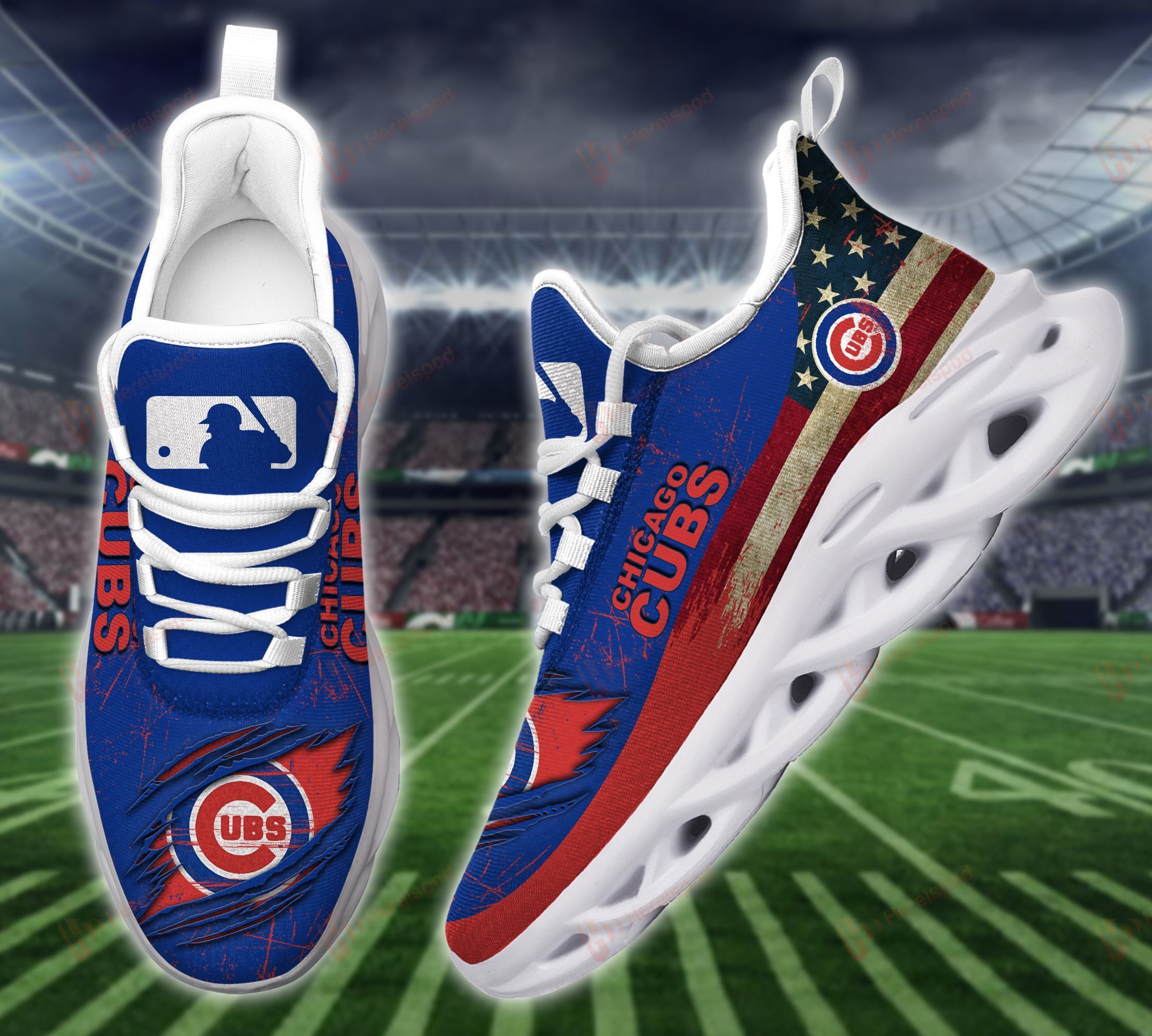 Chicago Cubs Max Soul Shoes Thms21082101 - Famjoys Chicago Cubs Max Soul Shoes Thms21082101 - Famjoys