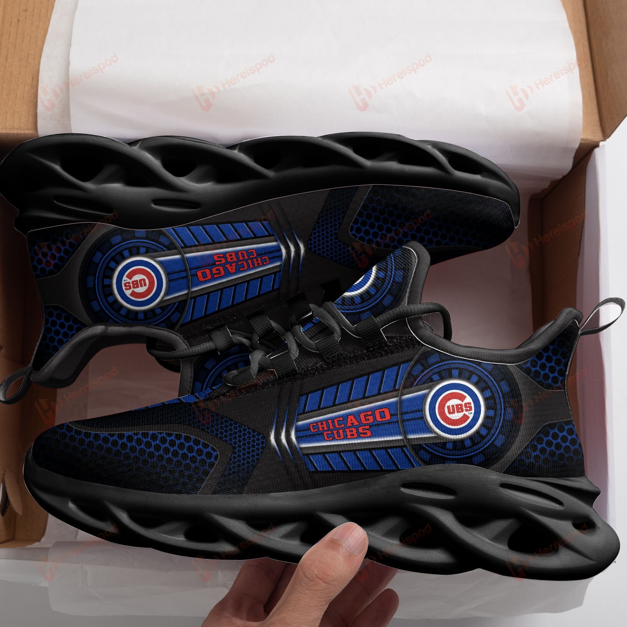 Chicago Cubs Max Soul Shoes Ths21081764 - Famjoys Chicago Cubs Max Soul Shoes Ths21081764 - Famjoys