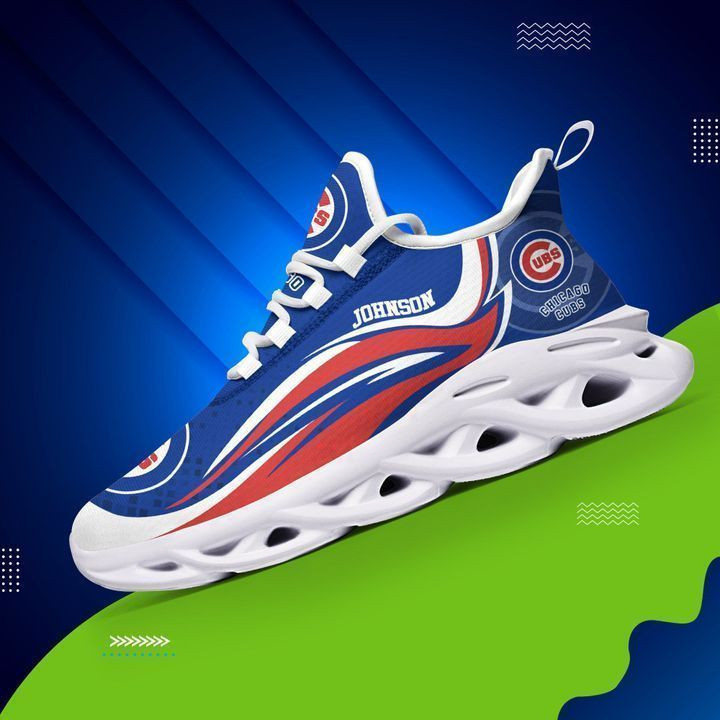 Chicago Cubs Max Soul Sneakers Wh141 - Famjoys Chicago Cubs Max Soul Sneakers Wh141 - Famjoys