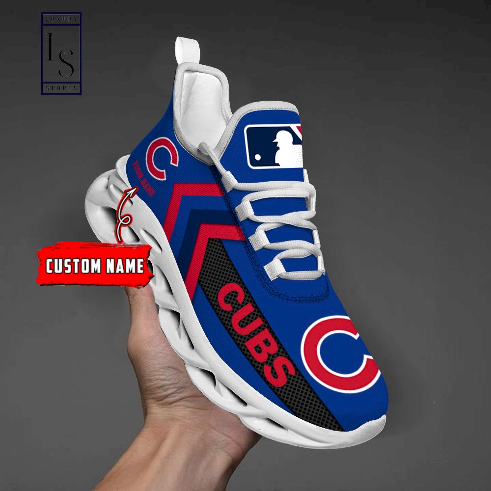 Chicago Cubs Personalized Max Soul Shoes - Famjoys Chicago Cubs Personalized Max Soul Shoes - Famjoys