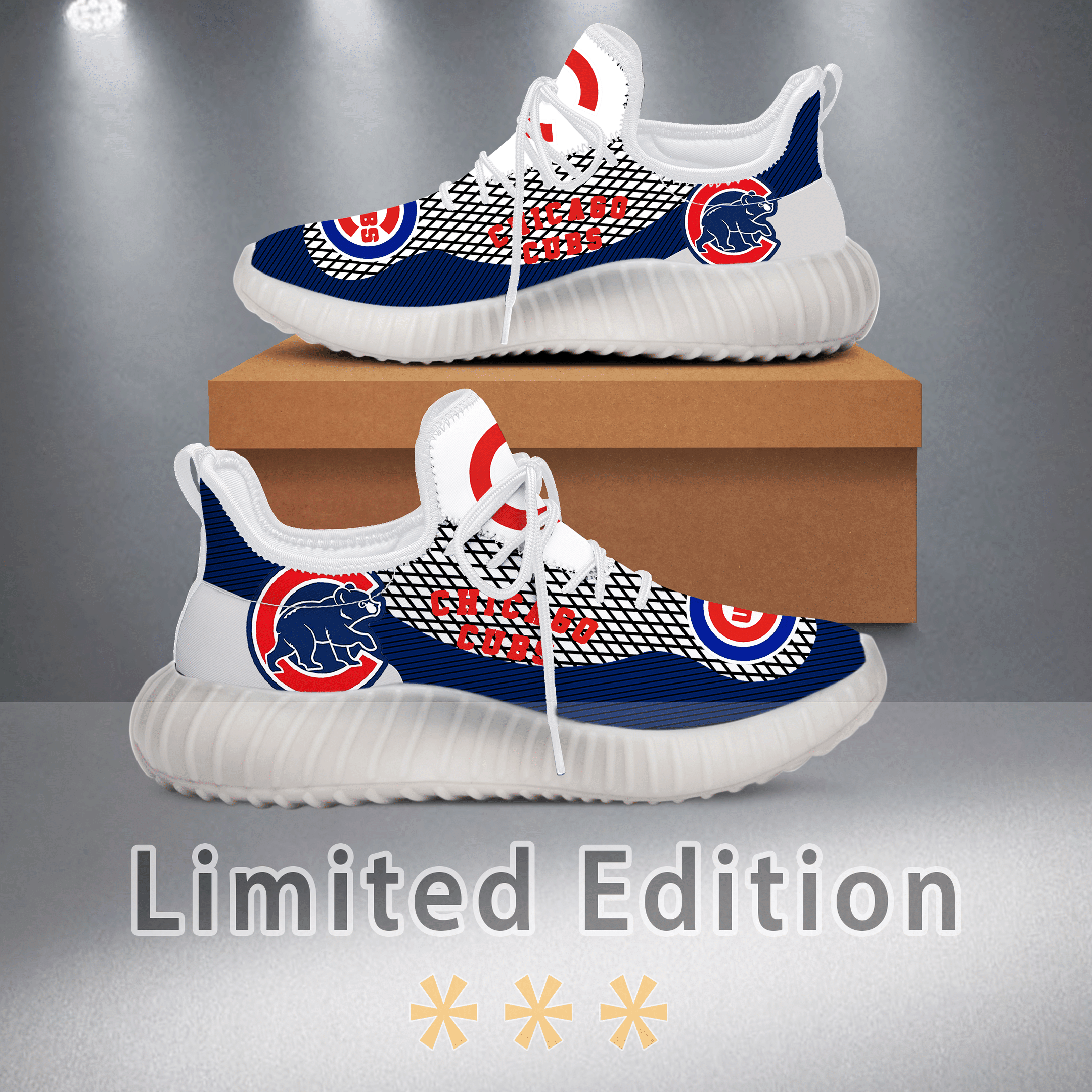 Chicago Cubs Shoes - V7 - Famjoys Chicago Cubs Shoes - V7 - Famjoys