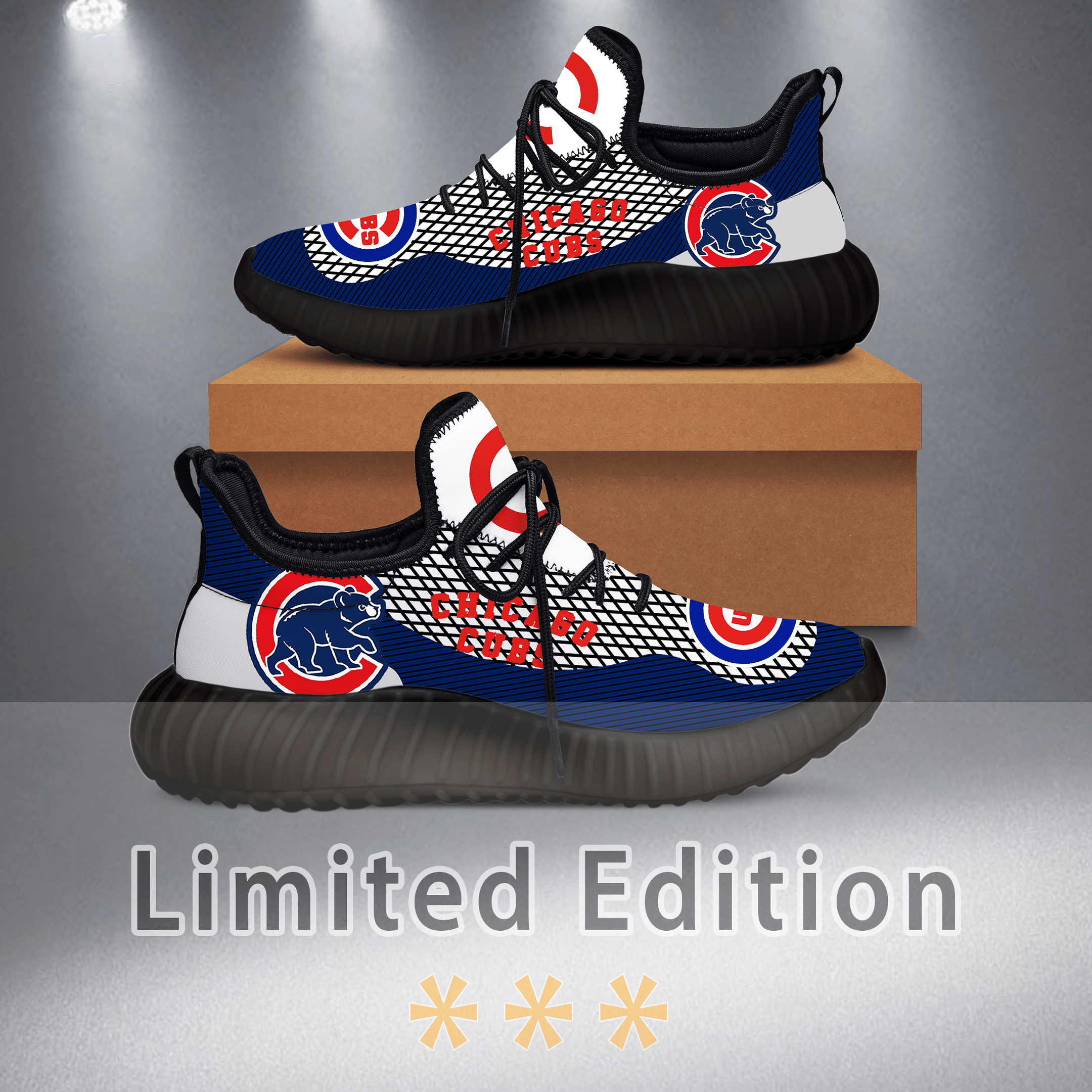 Chicago Cubs Shoes - V7 - Famjoys Chicago Cubs Shoes - V7 - Famjoys