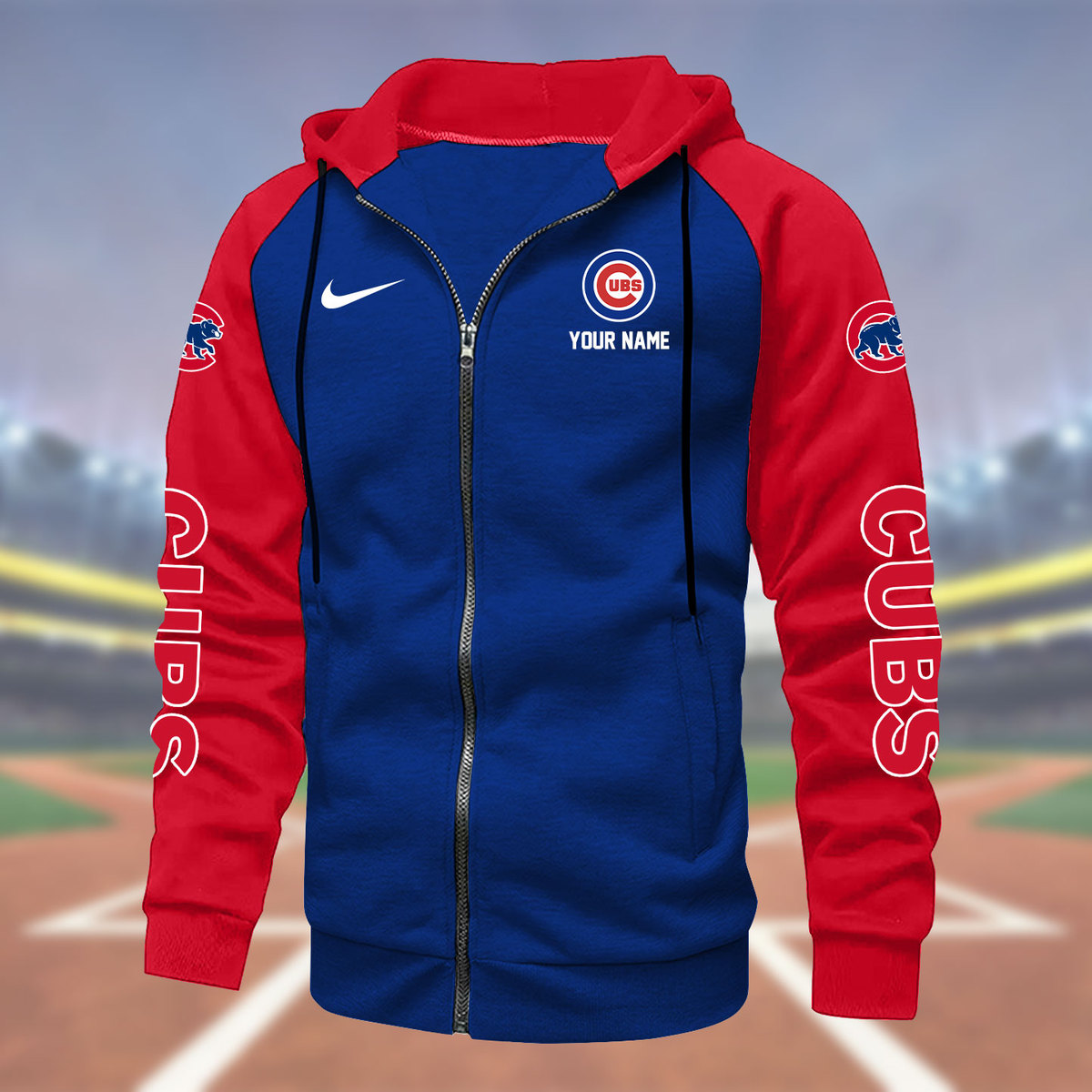 Chicago Cubs Zipper Hoodie - Famjoys Chicago Cubs Zipper Hoodie - Famjoys
