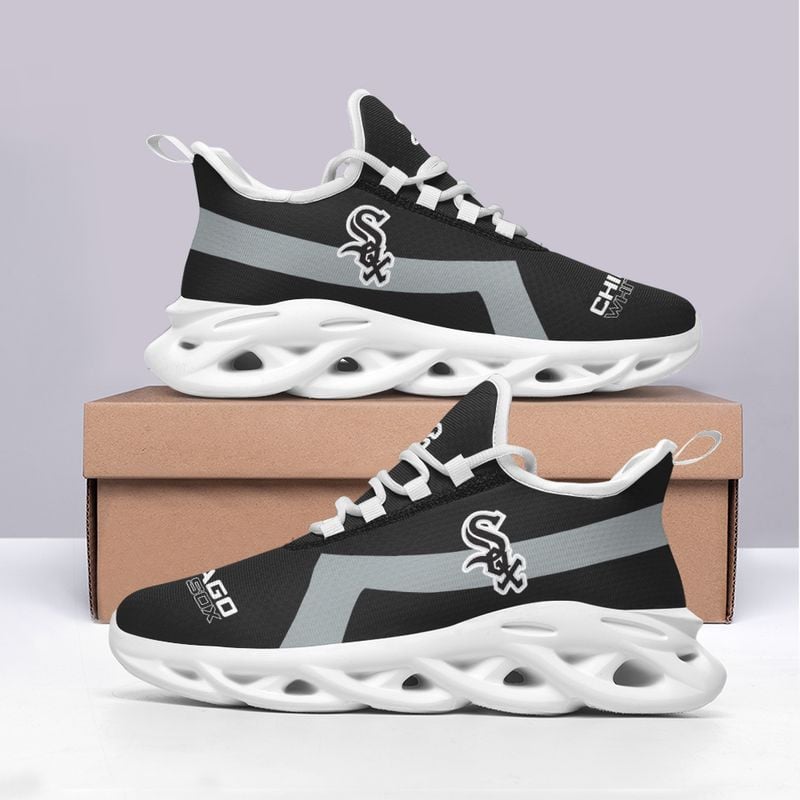Chicago White Sox Classic Pattern Max Soul Shoes NEW054038 - Famjoys Chicago White Sox Classic Pattern Max Soul Shoes NEW054038 - Famjoys