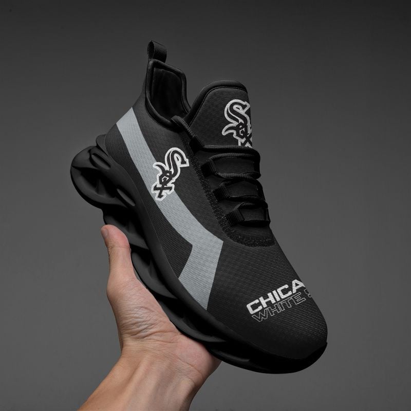 Chicago White Sox Classic Pattern Max Soul Shoes NEW054038 - Famjoys Chicago White Sox Classic Pattern Max Soul Shoes NEW054038 - Famjoys
