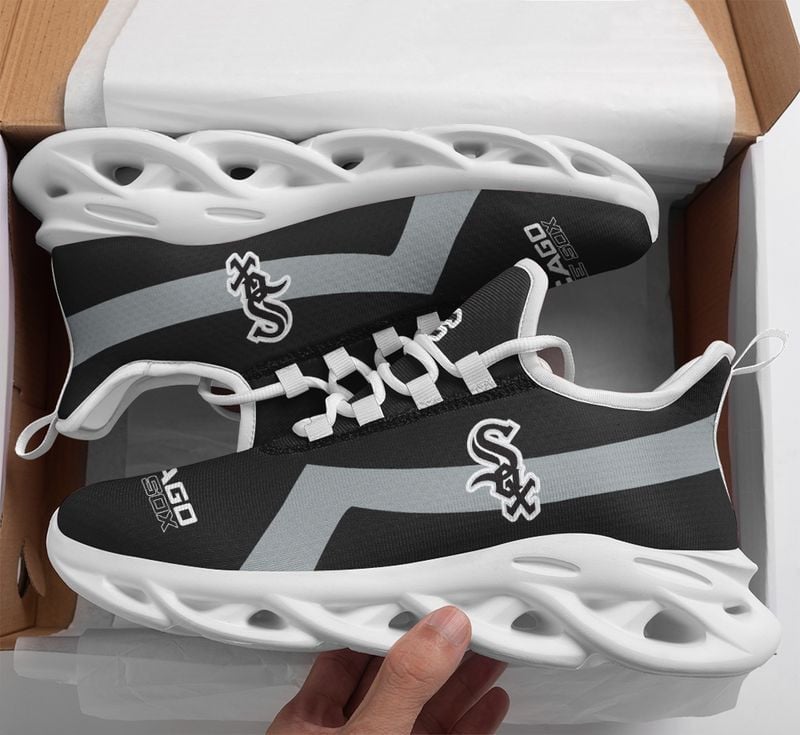 Chicago White Sox Classic Pattern Max Soul Shoes NEW054038 - Famjoys Chicago White Sox Classic Pattern Max Soul Shoes NEW054038 - Famjoys