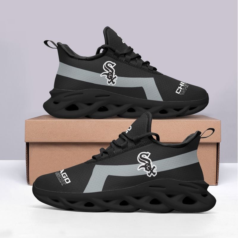 Chicago White Sox Classic Pattern Max Soul Shoes NEW054038 - Famjoys Chicago White Sox Classic Pattern Max Soul Shoes NEW054038 - Famjoys