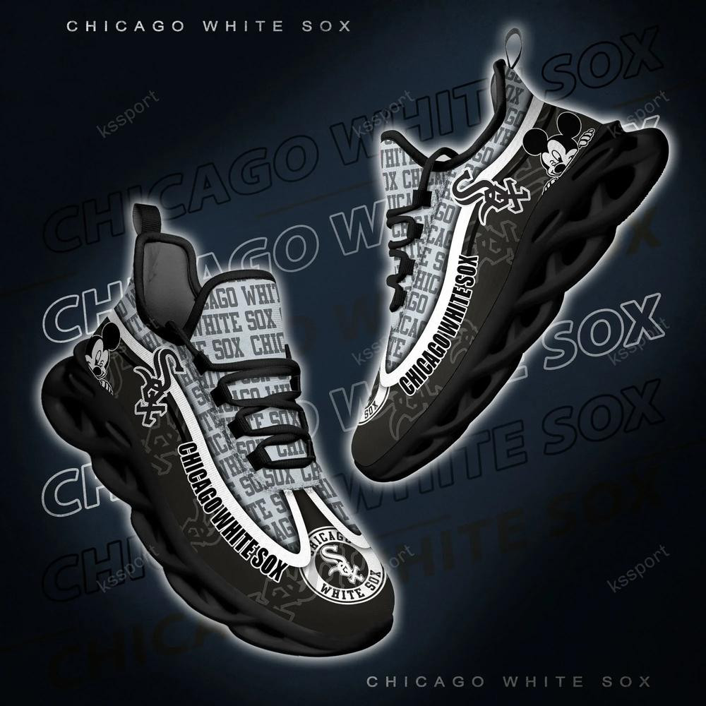 Chicago White Sox Max Soul Clunky Sneakers - Famjoys Chicago White Sox Max Soul Clunky Sneakers - Famjoys