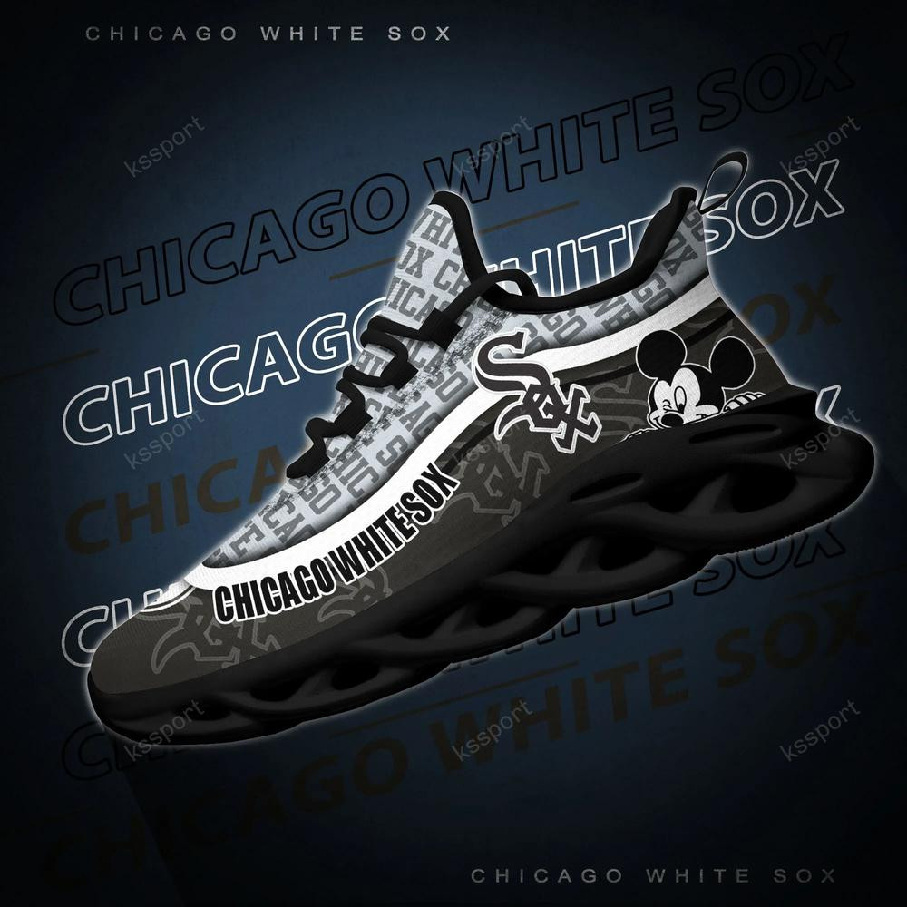 Chicago White Sox Max Soul Clunky Sneakers - Famjoys Chicago White Sox Max Soul Clunky Sneakers - Famjoys