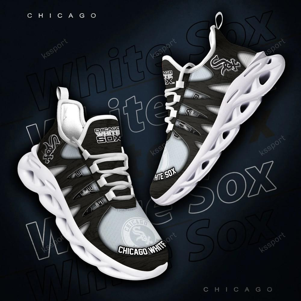 Chicago White Sox Max Soul Shoes, Running Sneakers - Famjoys Chicago White Sox Max Soul Shoes, Running Sneakers - Famjoys