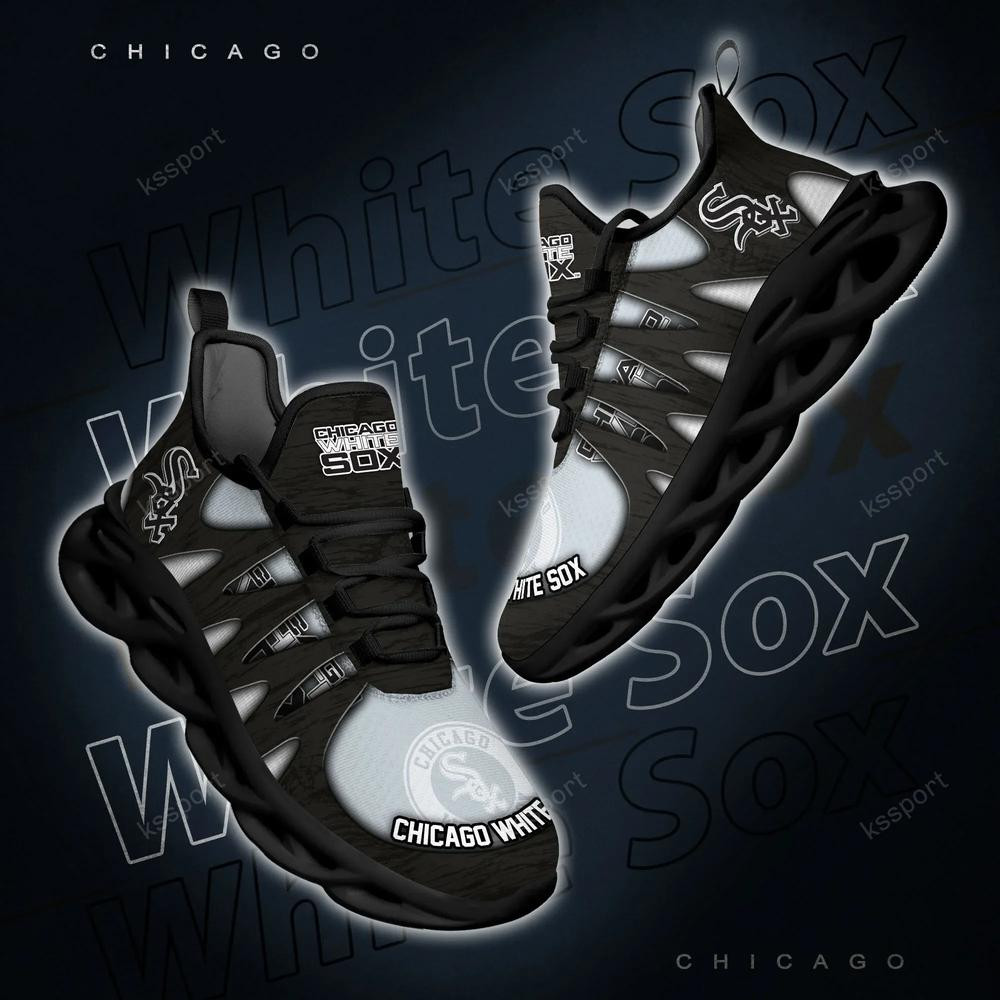 Chicago White Sox Max Soul Shoes, Running Sneakers - Famjoys Chicago White Sox Max Soul Shoes, Running Sneakers - Famjoys