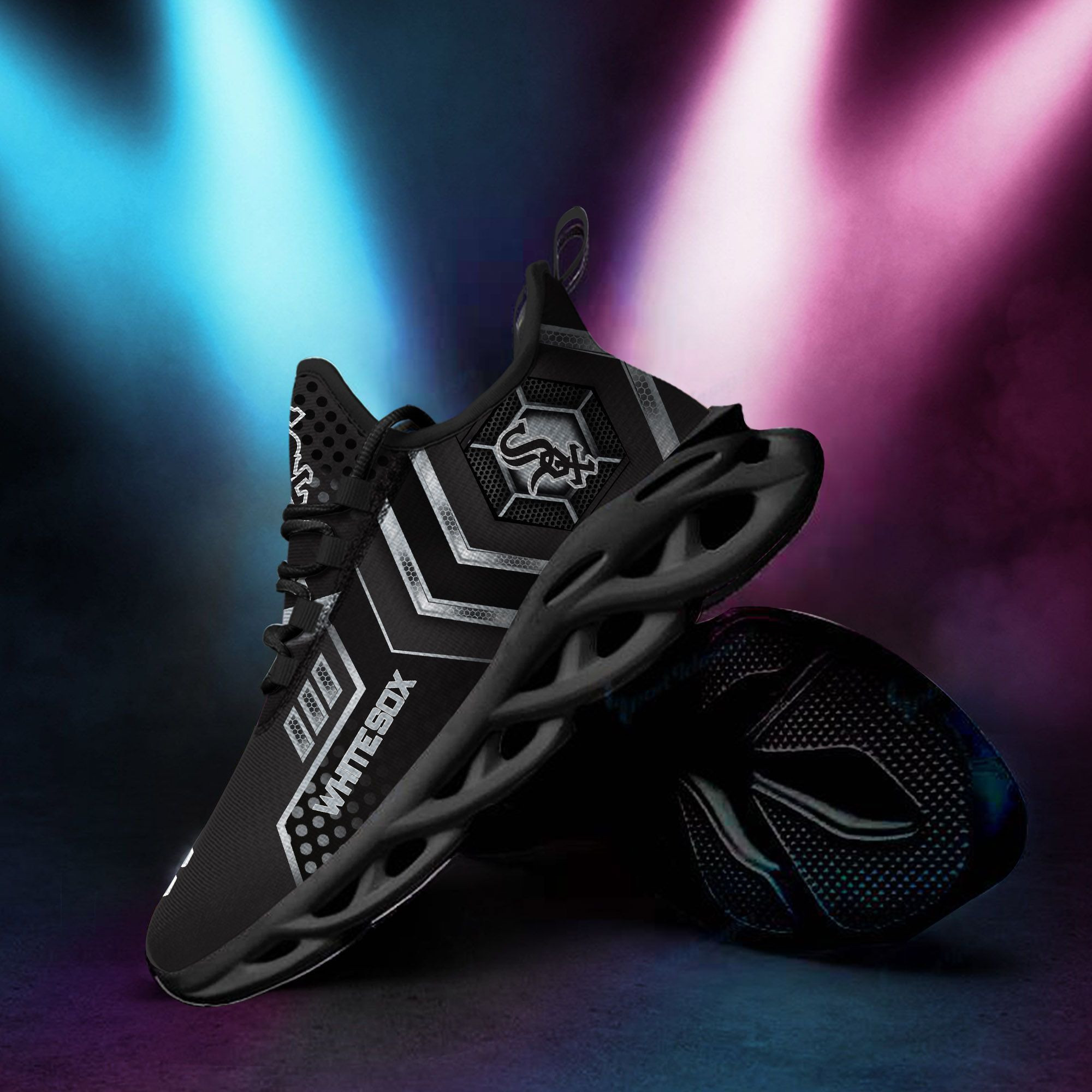 Chicago White Sox Max Soul Sneakers Shoes - Famjoys Chicago White Sox Max Soul Sneakers Shoes - Famjoys