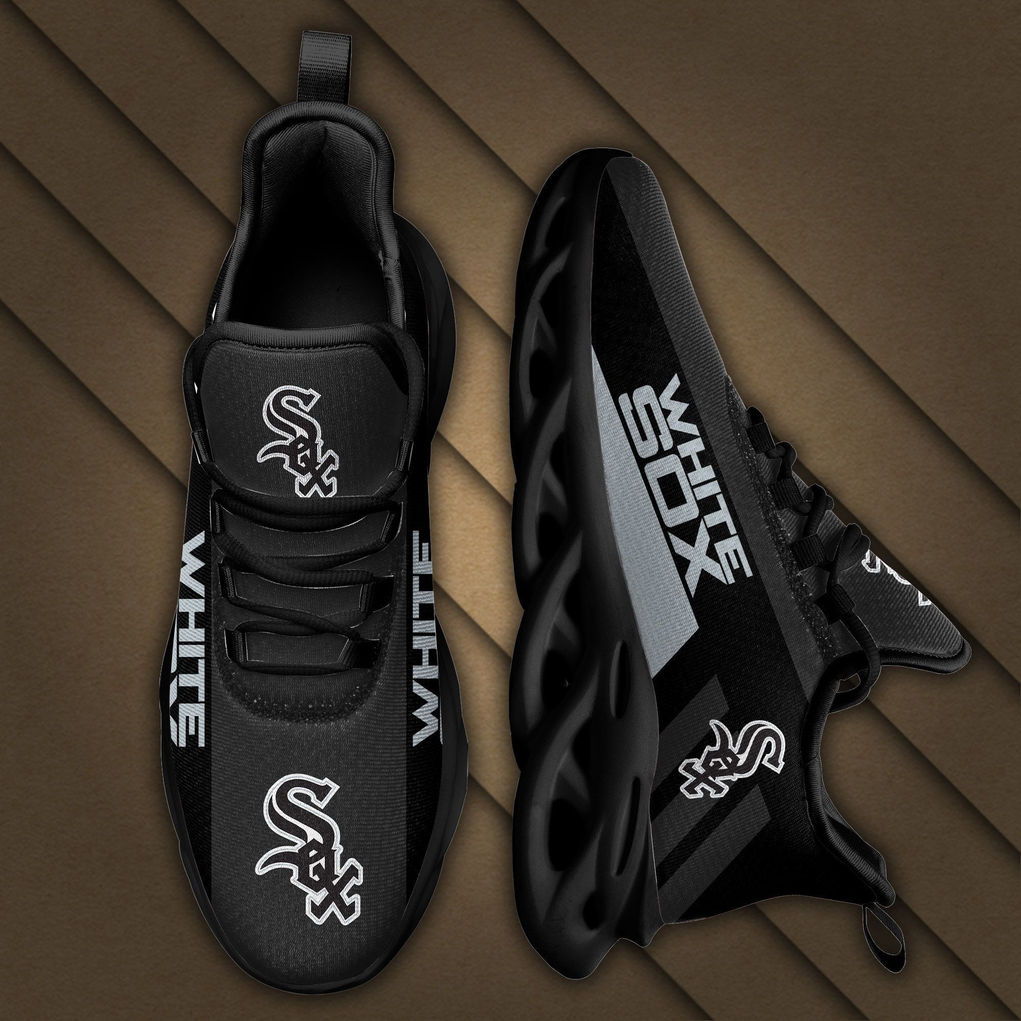 Chicago White Sox Max Soul Sneakers Shoes - Famjoys Chicago White Sox Max Soul Sneakers Shoes - Famjoys