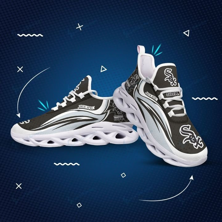 Chicago White Sox Max Soul YZ Running Sneakers 143 - Famjoys Chicago White Sox Max Soul YZ Running Sneakers 143 - Famjoys