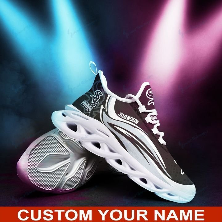 Chicago White Sox Max Soul YZ Running Sneakers 143 - Famjoys Chicago White Sox Max Soul YZ Running Sneakers 143 - Famjoys