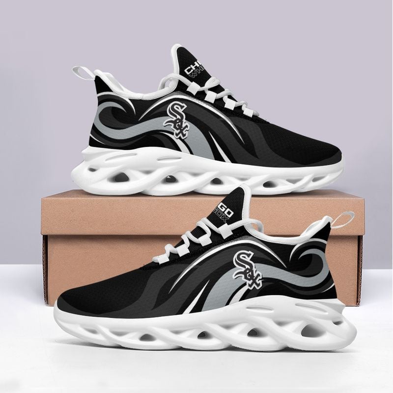 Chicago White Sox Wavy Style Max Soul Shoes NEW0547308 - Famjoys Chicago White Sox Wavy Style Max Soul Shoes NEW0547308 - Famjoys