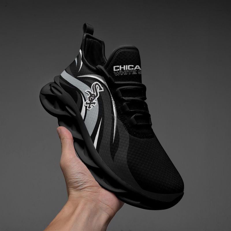 Chicago White Sox Wavy Style Max Soul Shoes NEW0547308 - Famjoys Chicago White Sox Wavy Style Max Soul Shoes NEW0547308 - Famjoys