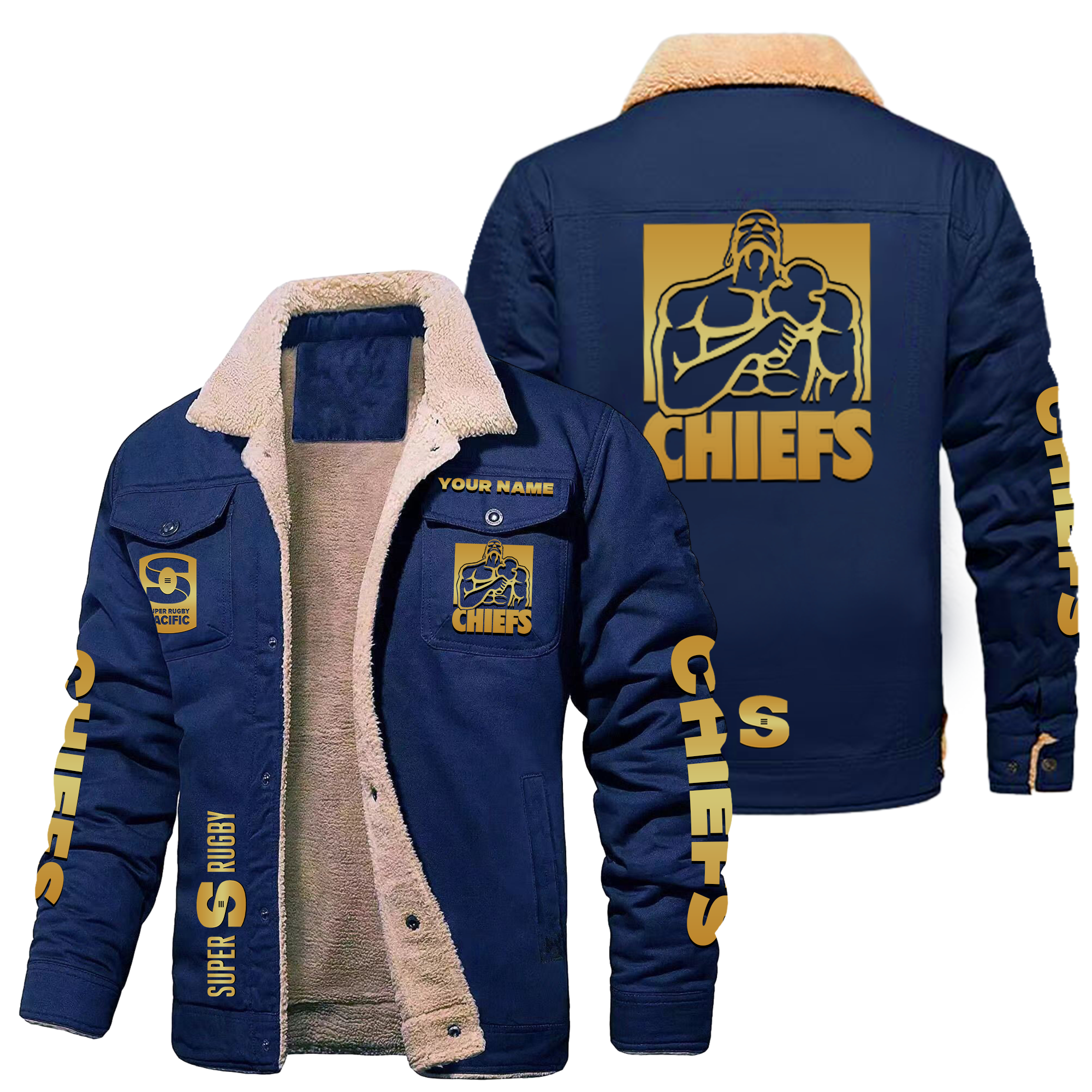 Chiefs Personalized Fleece Casual Jacket – Edition - Famjoys Chiefs Personalized Fleece Casual Jacket – Edition - Famjoys