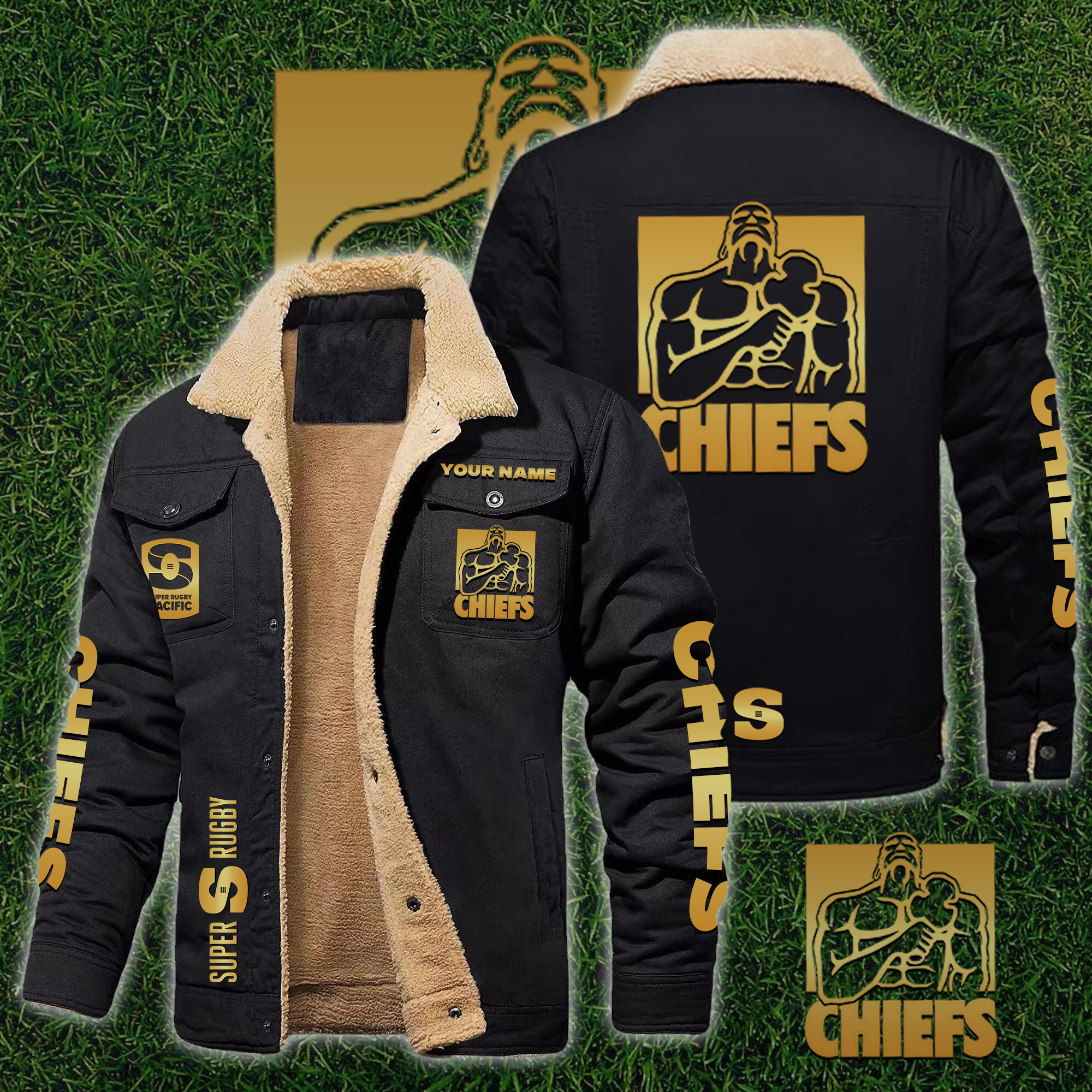 Chiefs Personalized Fleece Casual Jacket – Edition - Famjoys Chiefs Personalized Fleece Casual Jacket – Edition - Famjoys