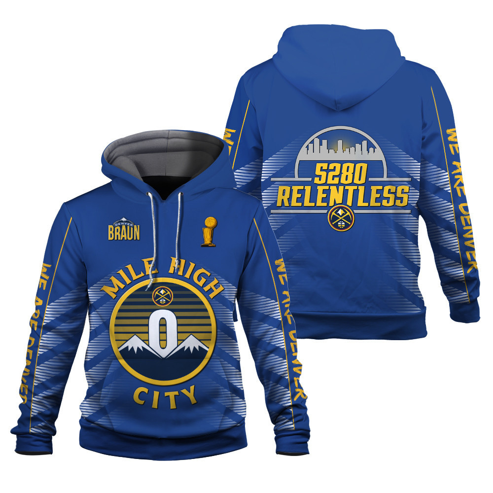 Christian Braun 0 NBA Denver Nuggets We Are Denver 5280 Relentless Unisex 3D Hoodie - Famjoys Christian Braun 0 NBA Denver Nuggets We Are Denver 5280 Relentless Unisex 3D Hoodie - Famjoys
