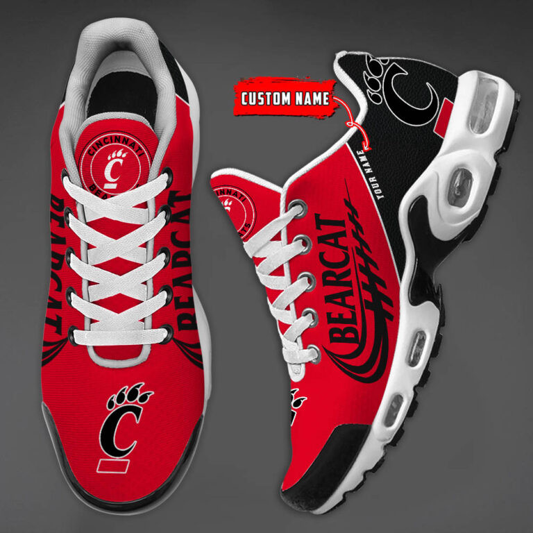 Cincinnati Bearcats Custom Name TN Shoes DS001 - Famjoys Cincinnati Bearcats Custom Name TN Shoes DS001 - Famjoys