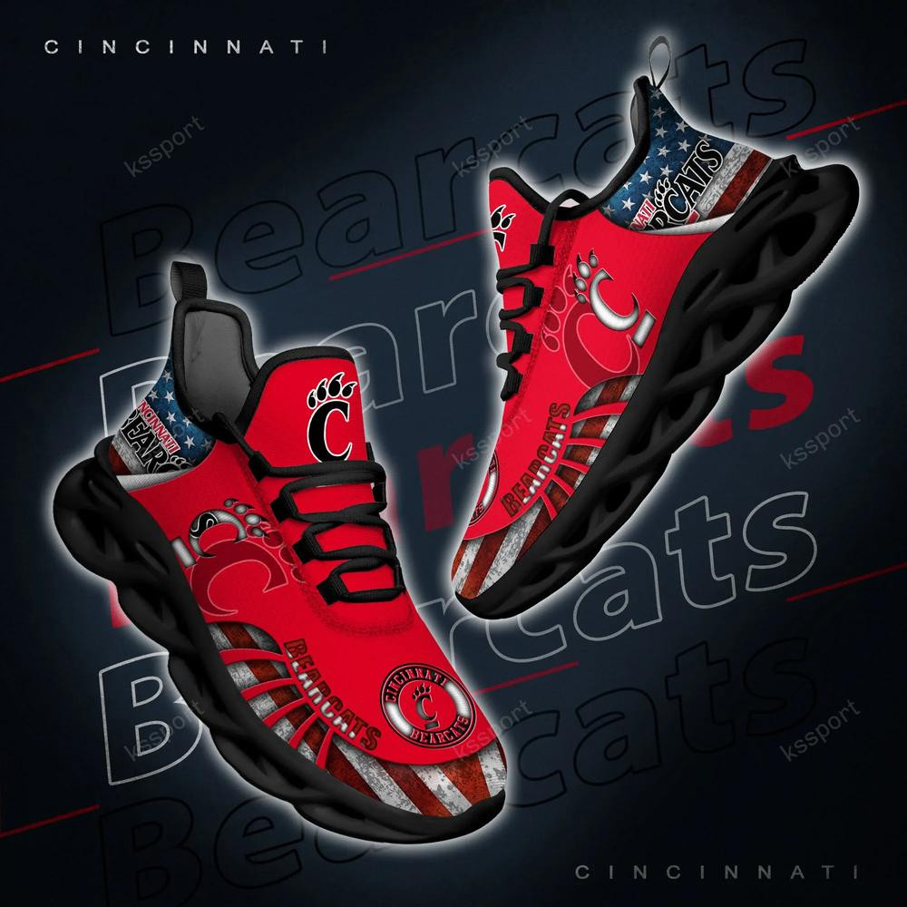 Cincinnati Bearcats Max Soul Clunky Shoes - Famjoys Cincinnati Bearcats Max Soul Clunky Shoes - Famjoys