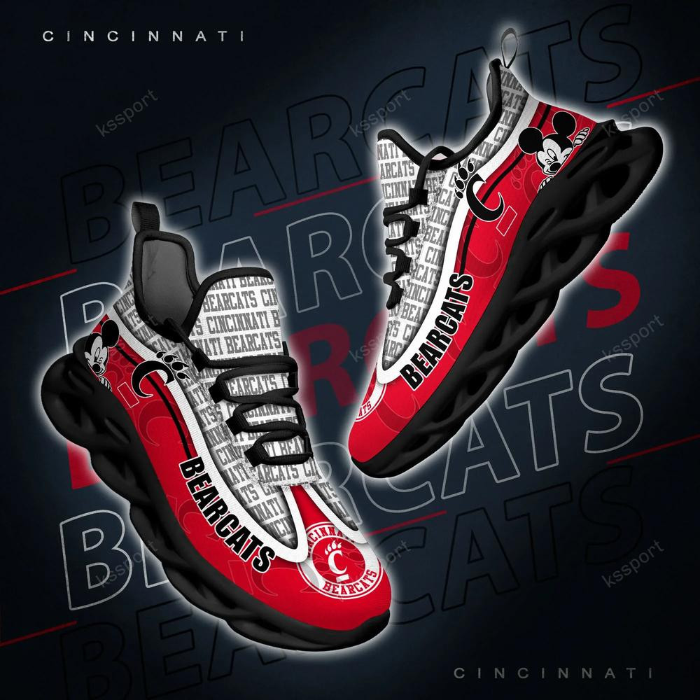 Cincinnati Bearcats Max Soul Clunky Sneakers - Famjoys Cincinnati Bearcats Max Soul Clunky Sneakers - Famjoys