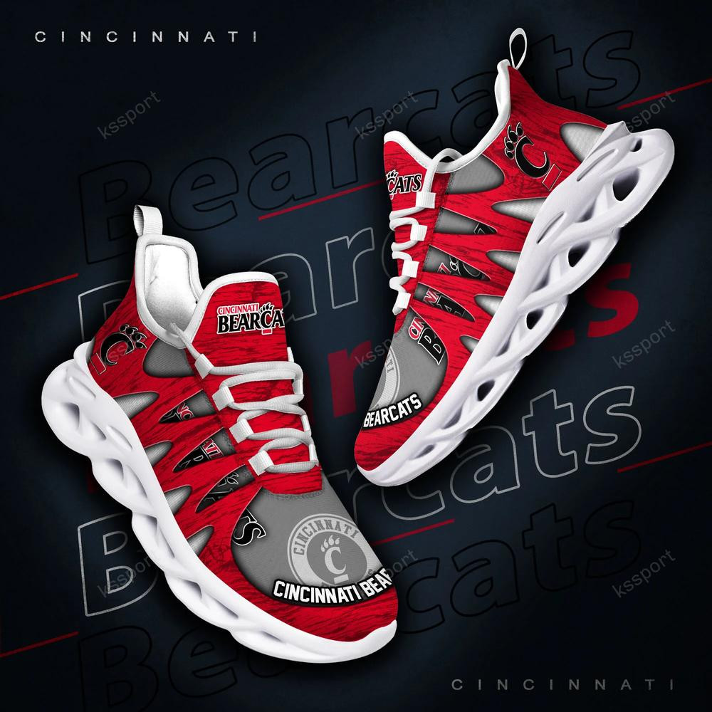 Cincinnati Bearcats Max Soul Shoes, Running Sneakers - Famjoys Cincinnati Bearcats Max Soul Shoes, Running Sneakers - Famjoys