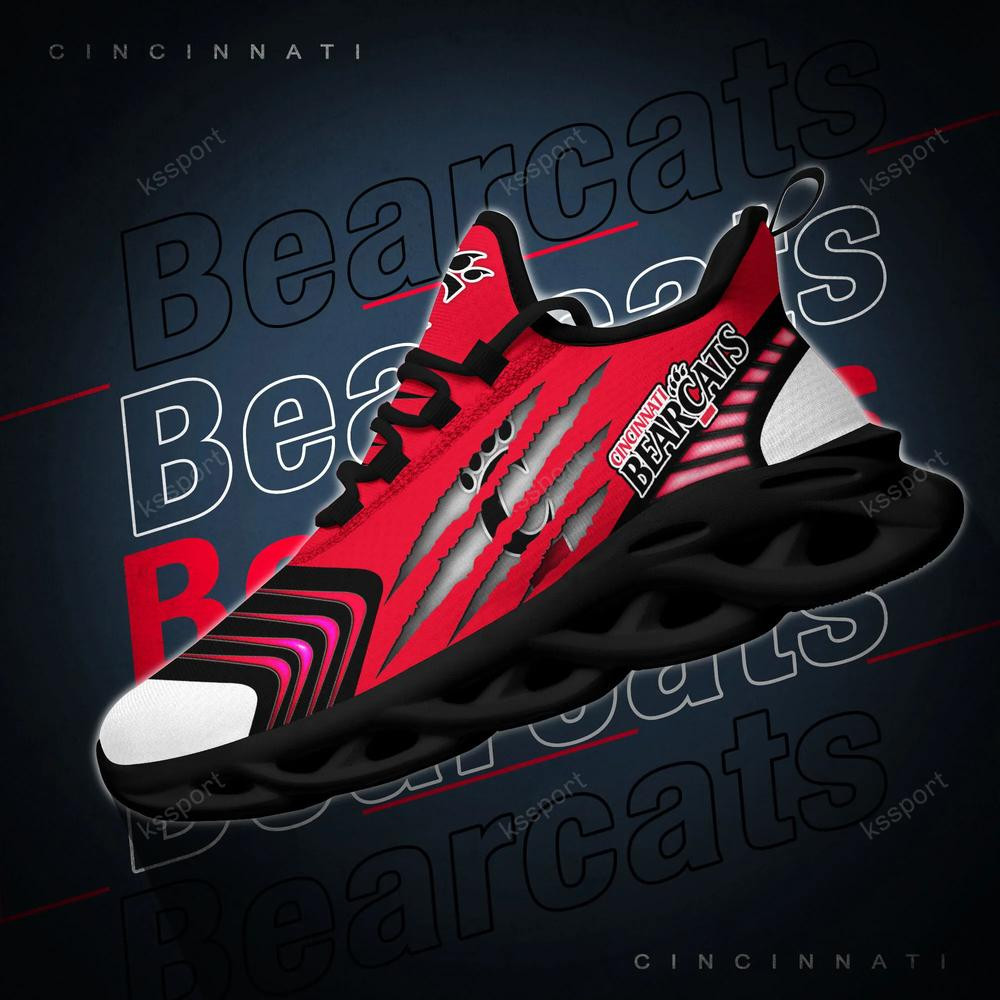 Cincinnati Bearcats Max Soul Sneakers Chunky - Famjoys Cincinnati Bearcats Max Soul Sneakers Chunky - Famjoys