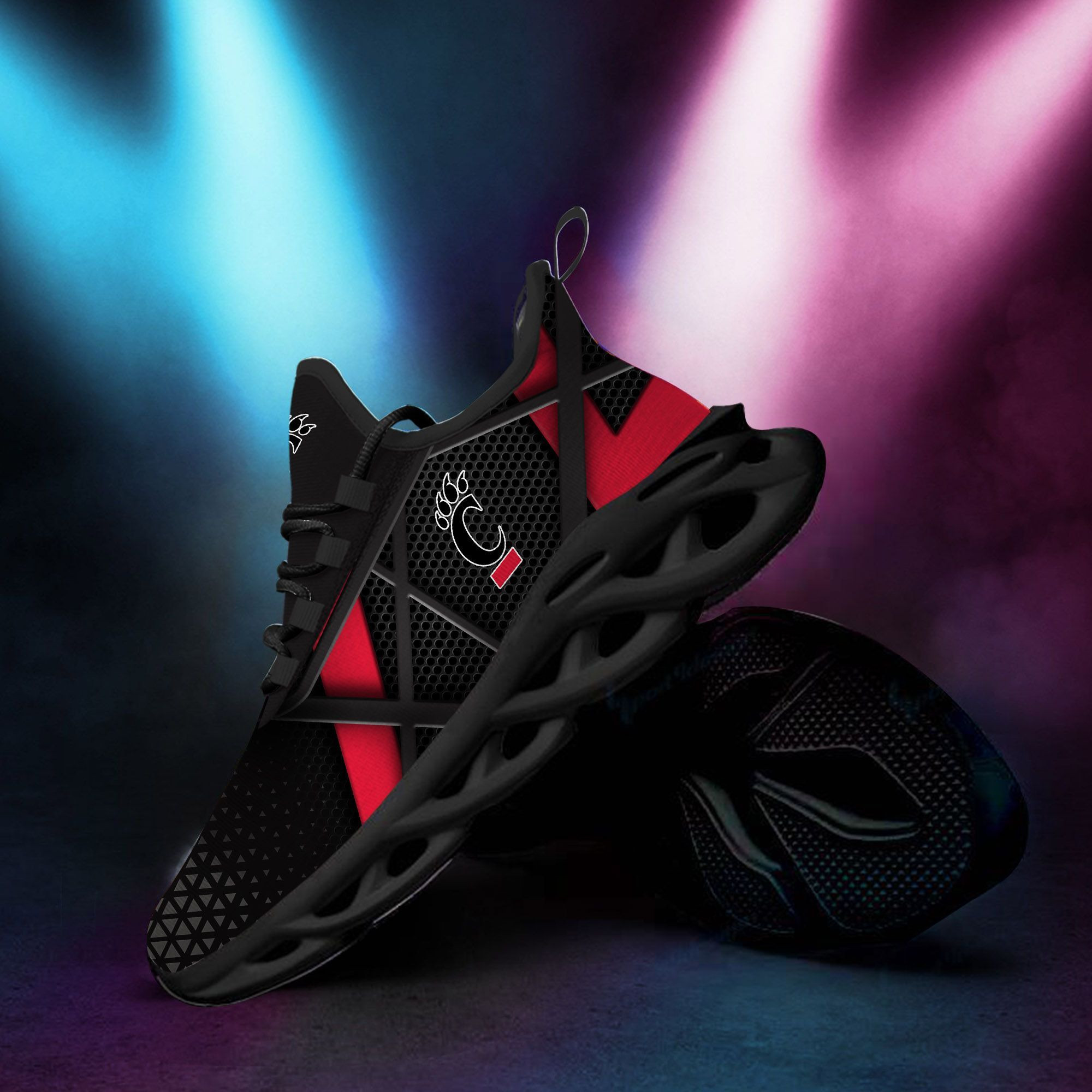 Cincinnati Bearcats Max Soul Sneakers Shoes - Famjoys Cincinnati Bearcats Max Soul Sneakers Shoes - Famjoys