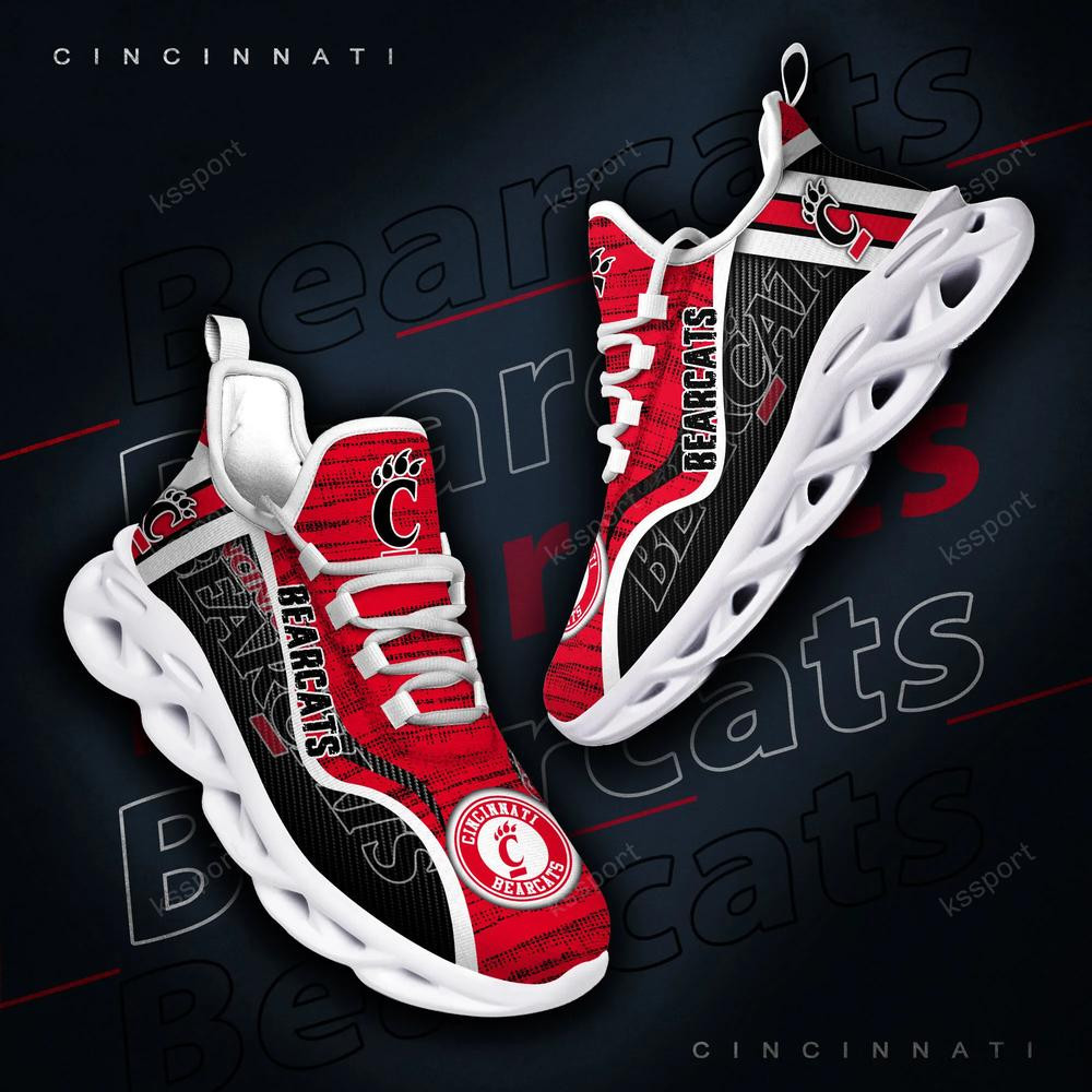 Cincinnati Bearcats Personalized Max Soul Shoes 2022 - Famjoys Cincinnati Bearcats Personalized Max Soul Shoes 2022 - Famjoys