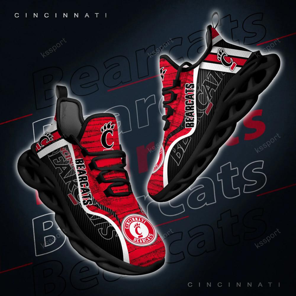 Cincinnati Bearcats Personalized Max Soul Shoes 2022 - Famjoys Cincinnati Bearcats Personalized Max Soul Shoes 2022 - Famjoys