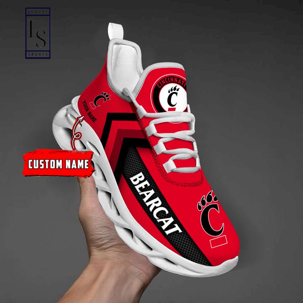 Cincinnati Bearcats Personalized Max Soul Shoes - Famjoys Cincinnati Bearcats Personalized Max Soul Shoes - Famjoys
