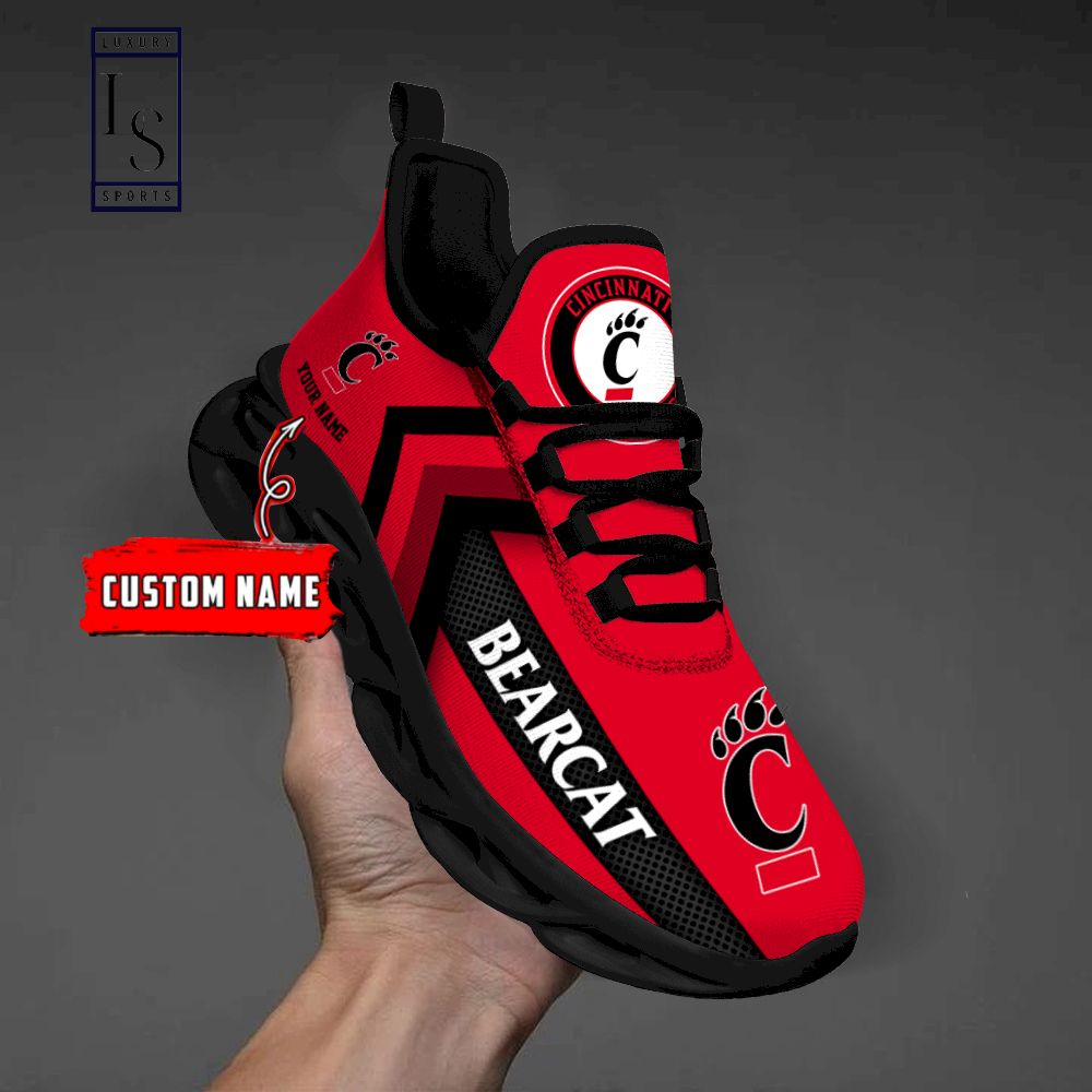 Cincinnati Bearcats Personalized Max Soul Shoes - Famjoys Cincinnati Bearcats Personalized Max Soul Shoes - Famjoys