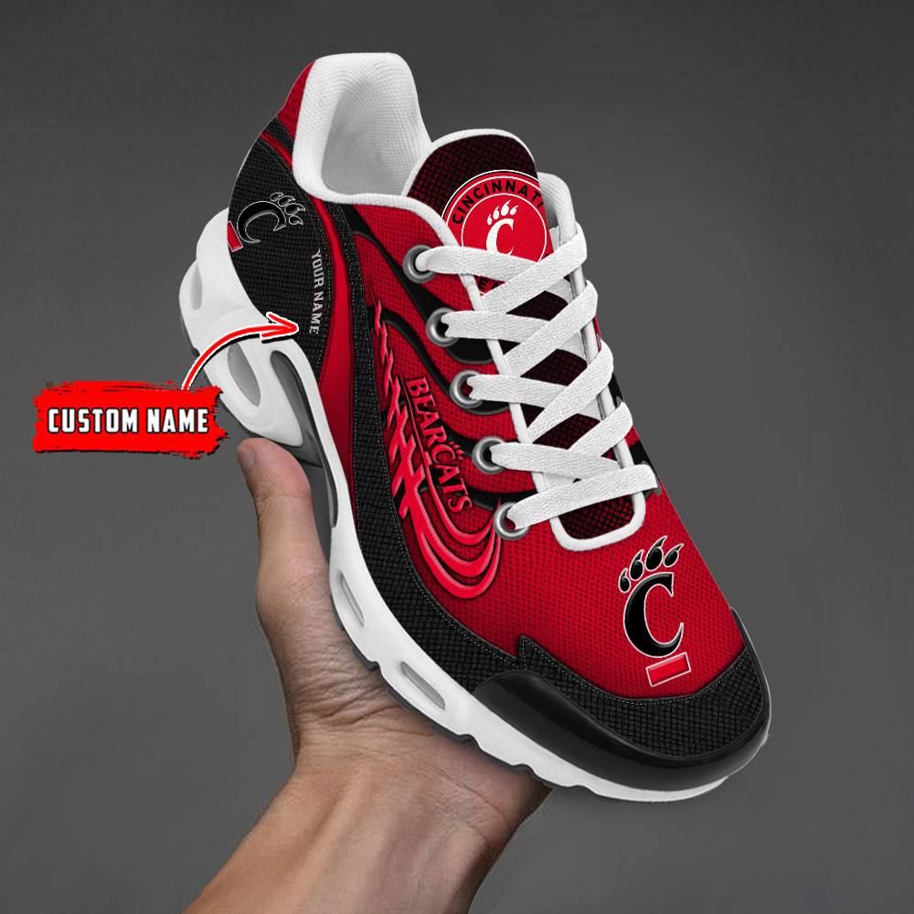 Cincinnati Bearcatss Personalized Name Air Cushion Sports Shoes Sneaker KLTNS220521
