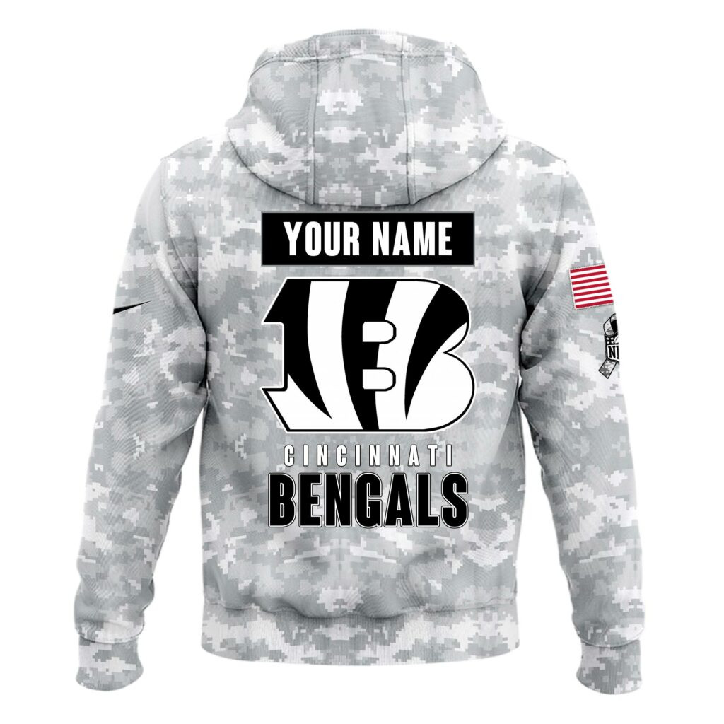 Cincinnati Bengals Arctic Camo Salute to Service Club Hoodie Edition - Famjoys Cincinnati Bengals Arctic Camo Salute to Service Club Hoodie Edition - Famjoys